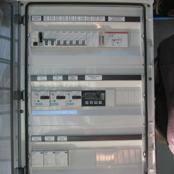 Quadro elettrico piscine (fronte)