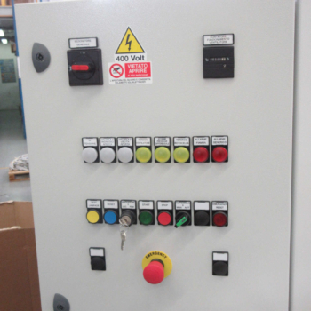 Quadro elettrico di comando per impianti trattamento aria pannello di controllo