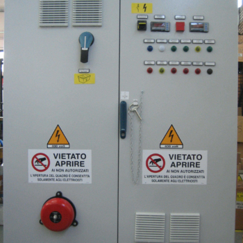 Quadro elettrico di comando per elettromagnete totale pannello di controllo